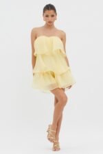 Behati Tiered Layer Romper Yellow - Image 3