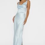 Sitara Tied Back Maxi Dress Blue