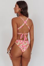 Truly Yours High Cut Bikini Bottom Yellow Floral - Image 2