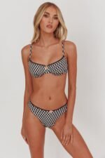 Cheerful Ric Rac Trim Bikini Bottom Gingham - Image 5