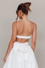 Love Songs Crop Top White - Image 3