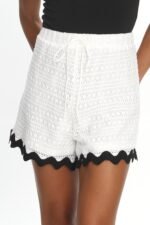 Breakaway Shorts Crochet White - Image 4